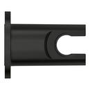 Wall Union with Hand Shower Holder in Matte Black 