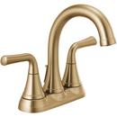 Two Handle Centerset Bathroom Sink Faucet in Champagne Bronze 