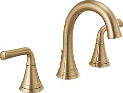 Two Handle Widespread Bathroom Sink Faucet in Champagne Bronze