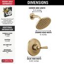 DELTA KAYRA MONITOR 14 SERIES SHOWER TRIM 