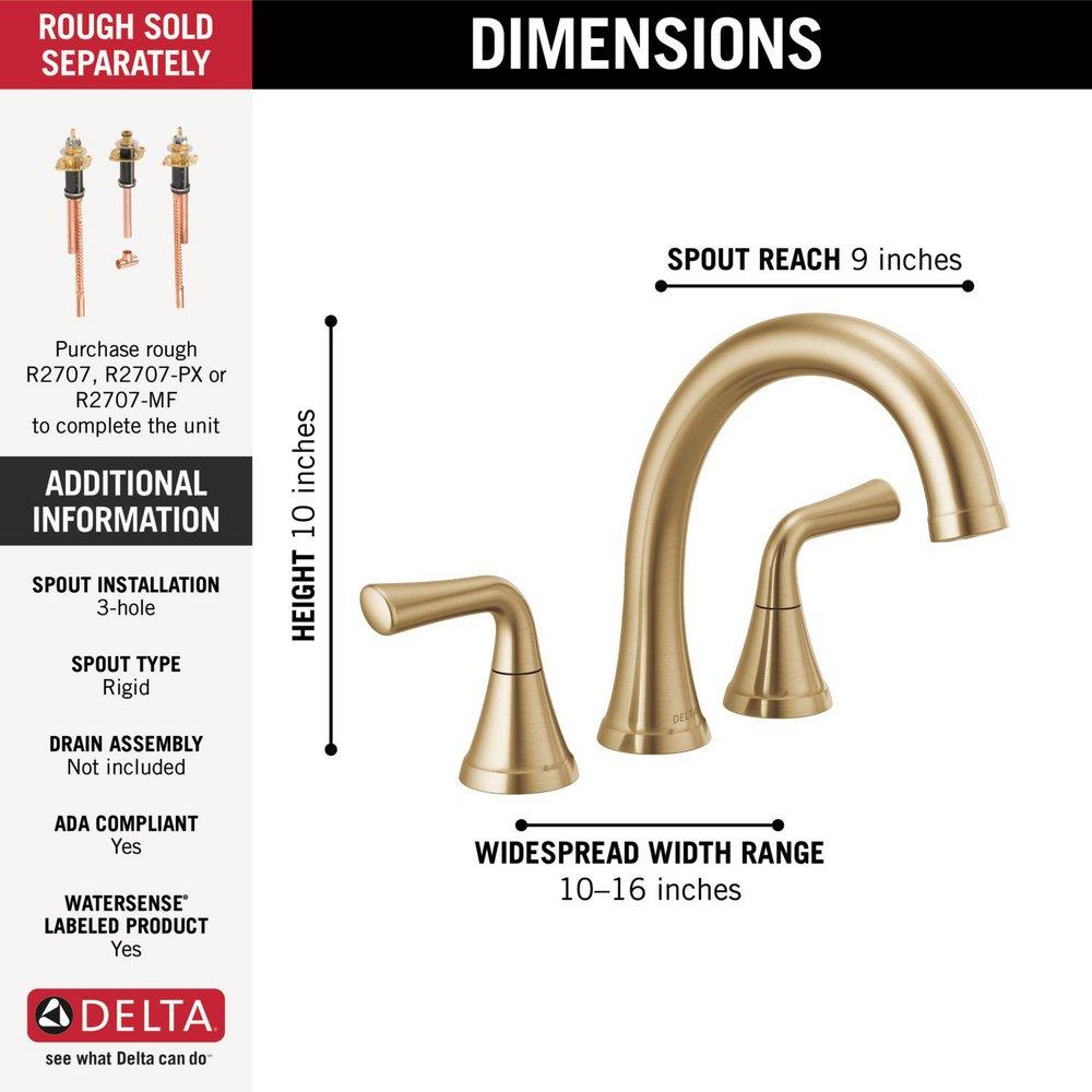 DELTA KAYRA ROMAN TUB TRIM 