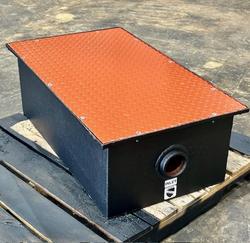 141 lb, 35 gpm Steel Grease Separator with 3 in. Inlet/Outlet Connector