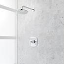 Pressure Balanced Shower Only Trim Package in Chrome with Rain Shower Head - Valve Included 