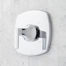 Pressure Balanced Shower System in Chrome with Rain Shower Head, Slide Bar, Hand Shower, Hose, Valve Trim and Diverter - Valve Included 