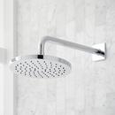 Pressure Balanced Shower System in Chrome with Rain Shower Head, Hand Shower, Hose, Valve Trim and Diverter - Valve Included 