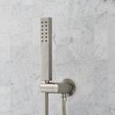 Pressure Balanced Shower System in Gunmetal with Rain Shower Head, Hand Shower, Hose, Valve Trim and Diverter - Valve Included 