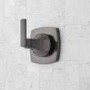 Pressure Balanced Shower System in Gunmetal with Rain Shower Head, Hand Shower, Hose, Valve Trim and Diverter - Valve Included 