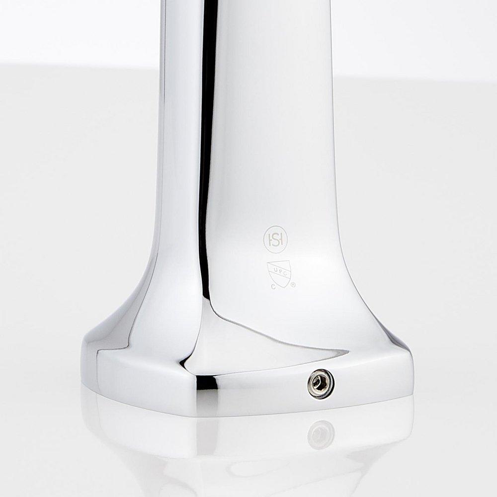 Signature Hardware Chrome Two Handle Wall Mount Tub Filler with Rough-in Valve 