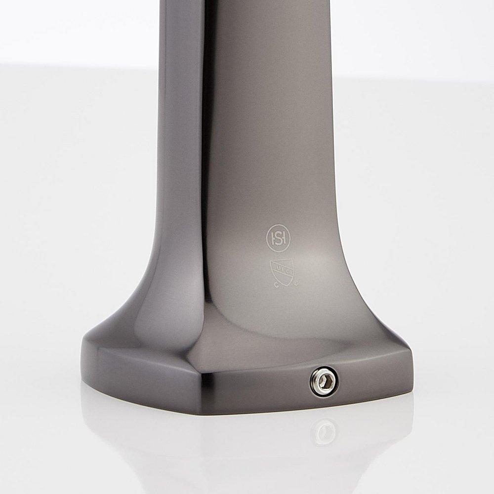 Signature Hardware Gunmetal Two Handle Wall Mount Tub Filler with Rough-in Valve 