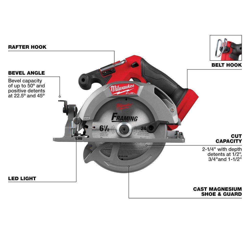 M18 FUEL 6-1/2" CIRCULAR SAW TOOL ONLY 