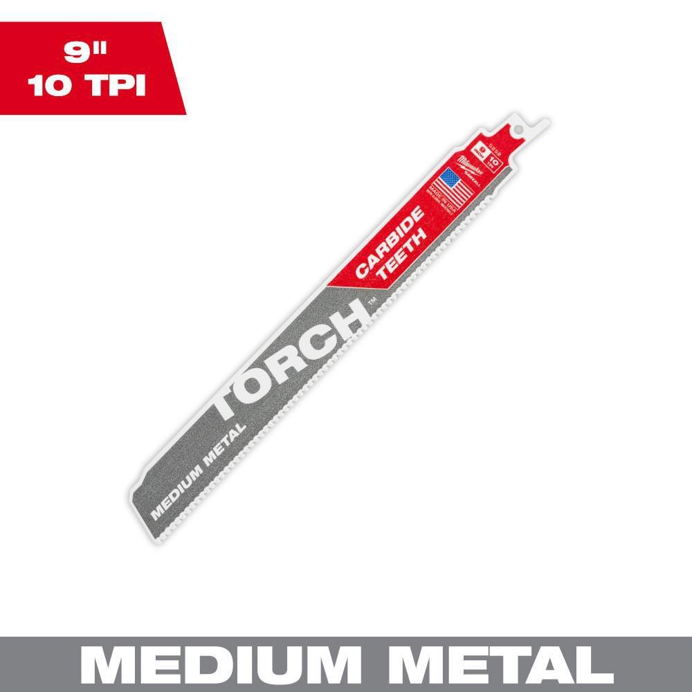 9" 10TPI THE TORCH WITH CARBIDE TEETH FOR MEDIUM METAL 1PK 