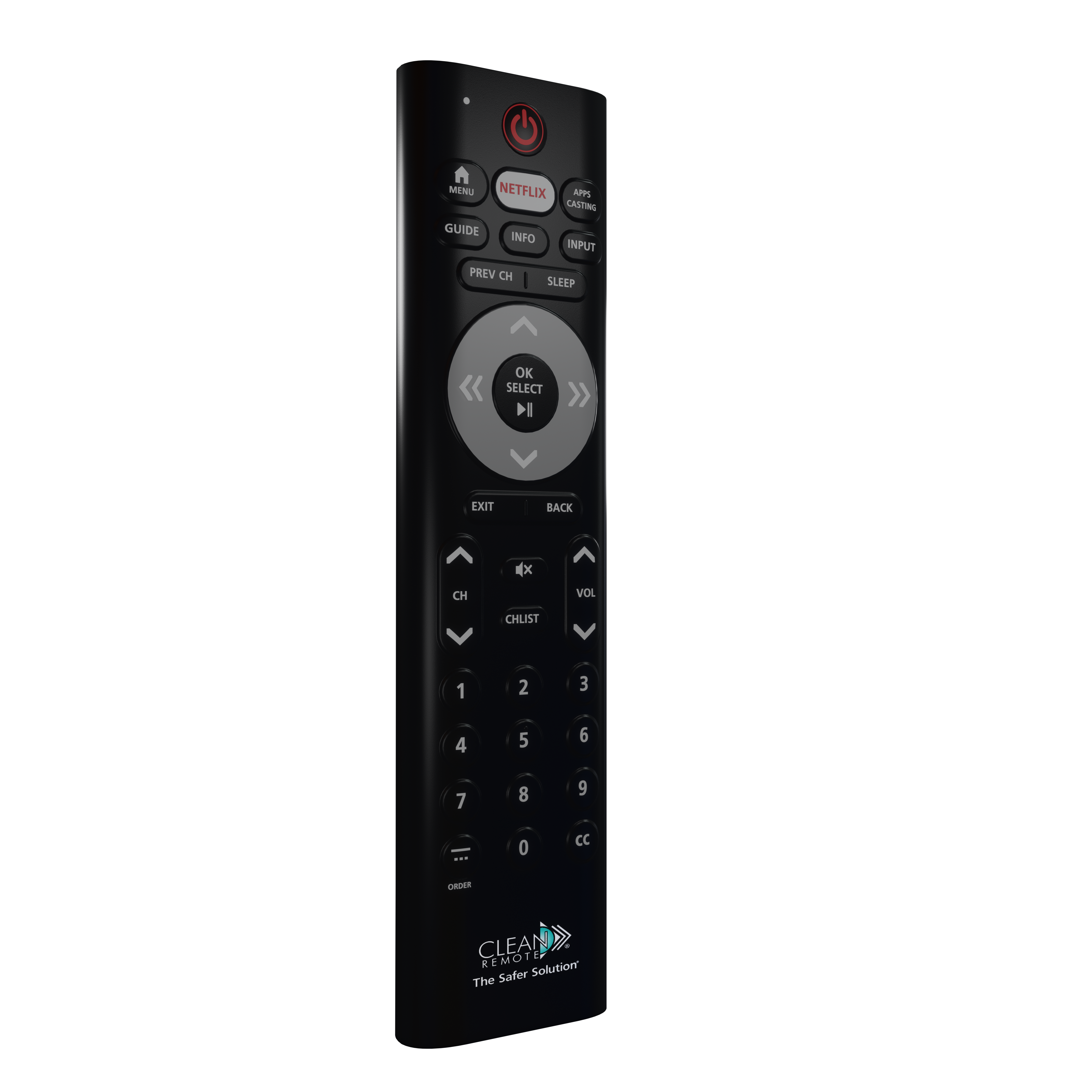 Remote for LG Samsung RCA TV in Black 