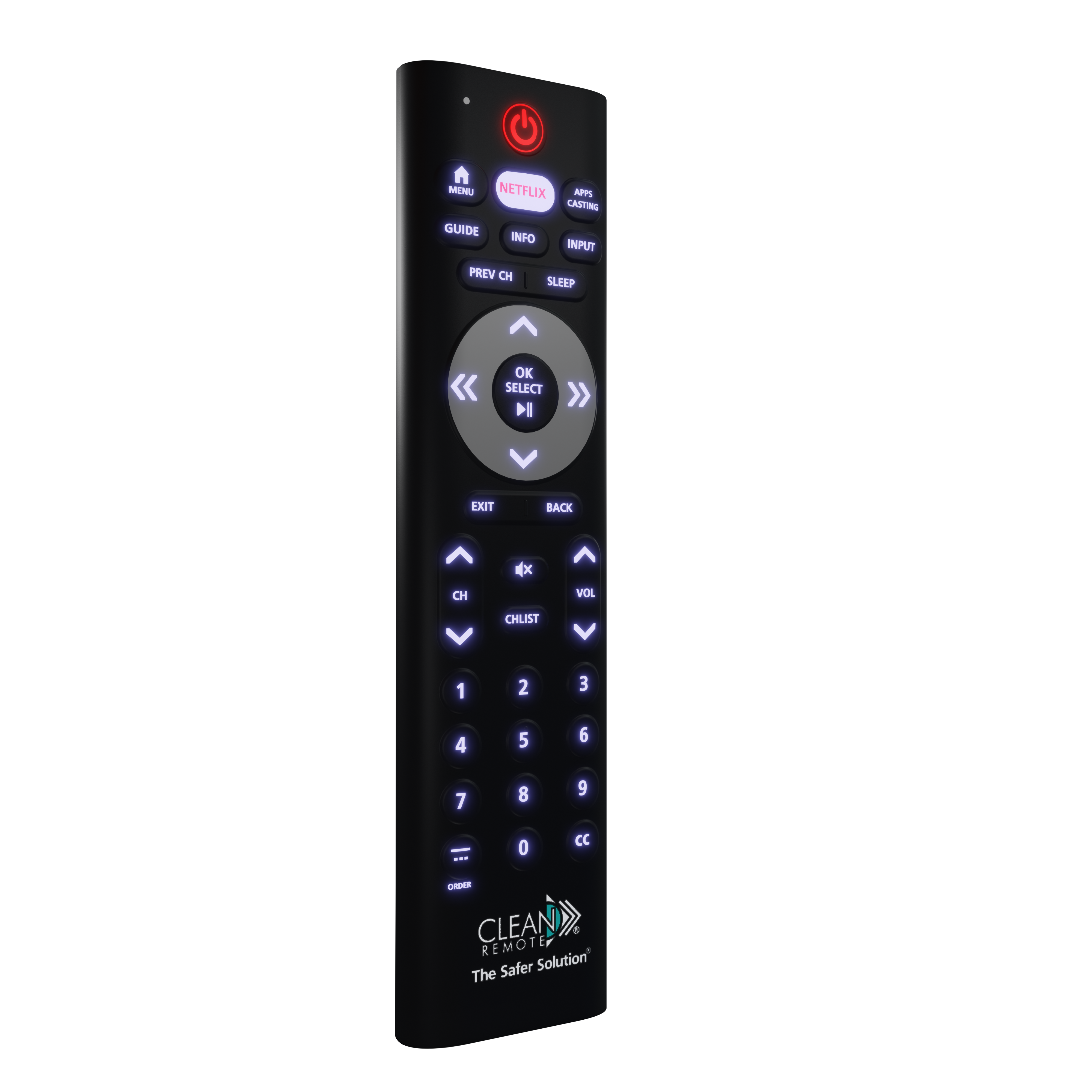 Remote for LG Samsung RCA TV in Black 