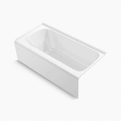 60 x 30 in. Soaker Alcove Bathtub with Right Drain in White