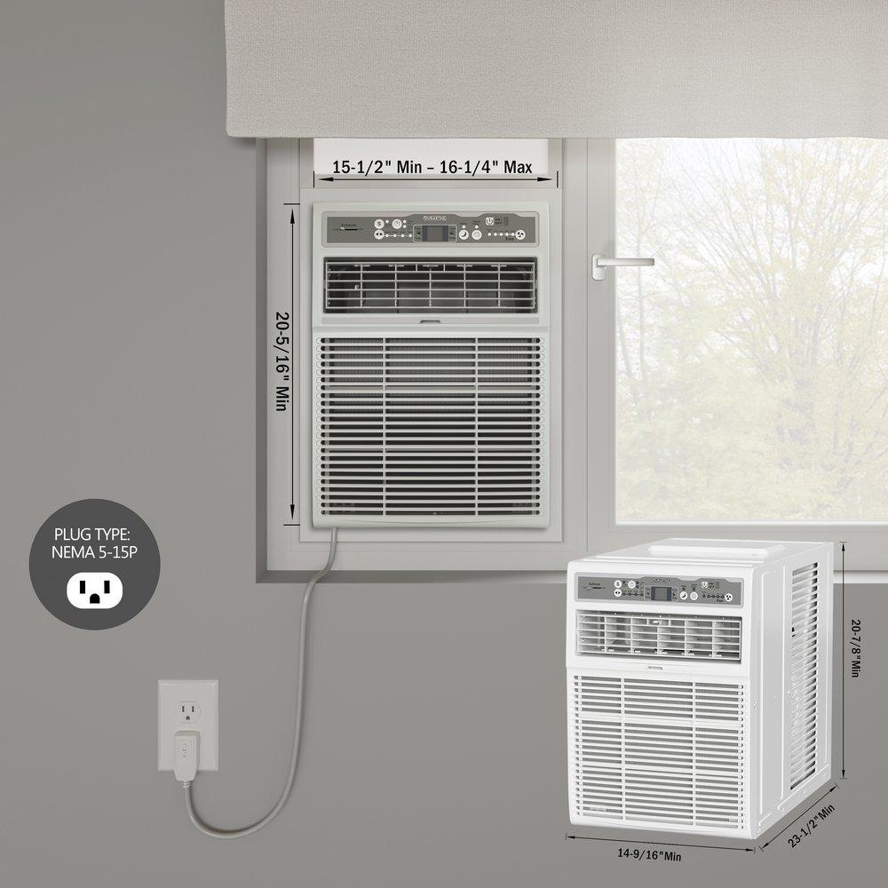 10,000 BTU Casement Room Air Conditioner - Cool Only 