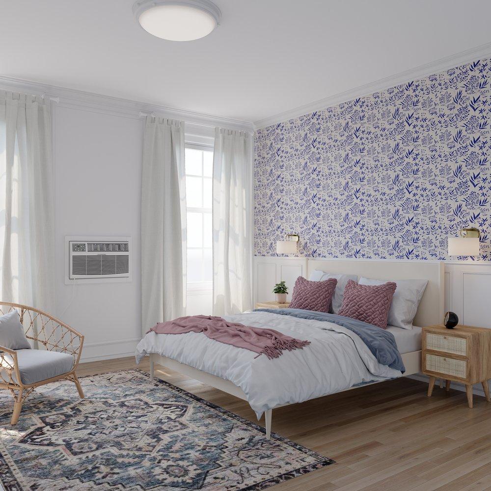 8k BTU Through the Wall Room Air Conditioner with Electric Heat 