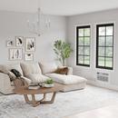 Durastar White BTU Through the Wall Room Air Conditioner with Electric Heat 