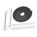 Durastar White BTU Through the Wall Room Air Conditioner with Electric Heat 