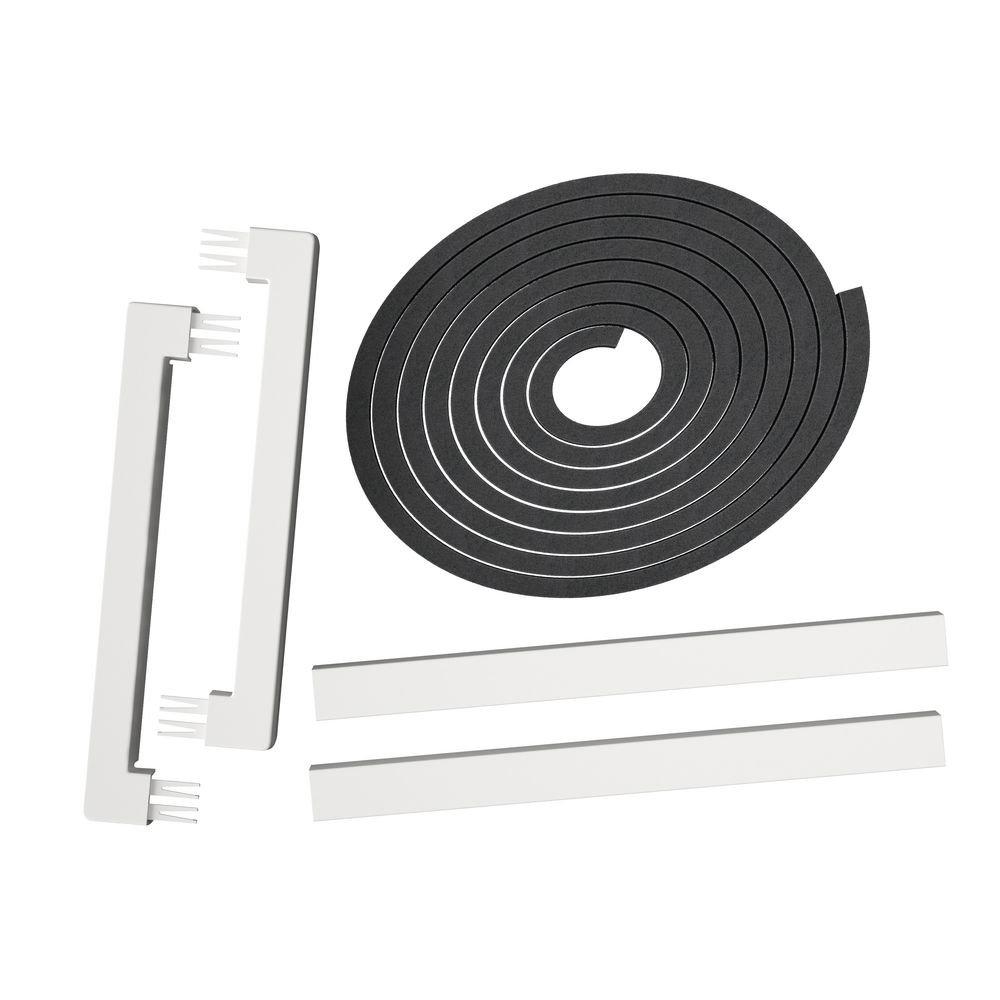 Durastar White BTU Through the Wall Room Air Conditioner with Electric Heat 