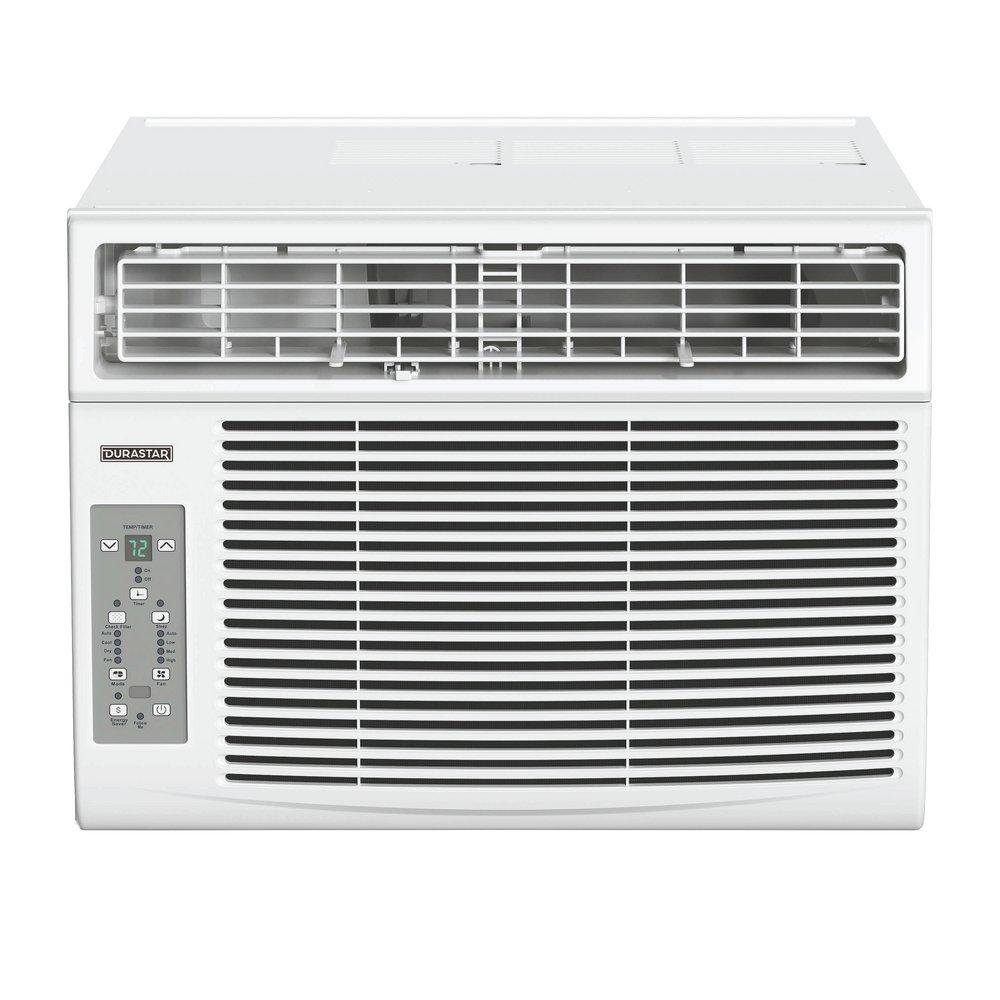 Durastar White BTU Window Room Air Conditioner - Cool Only 