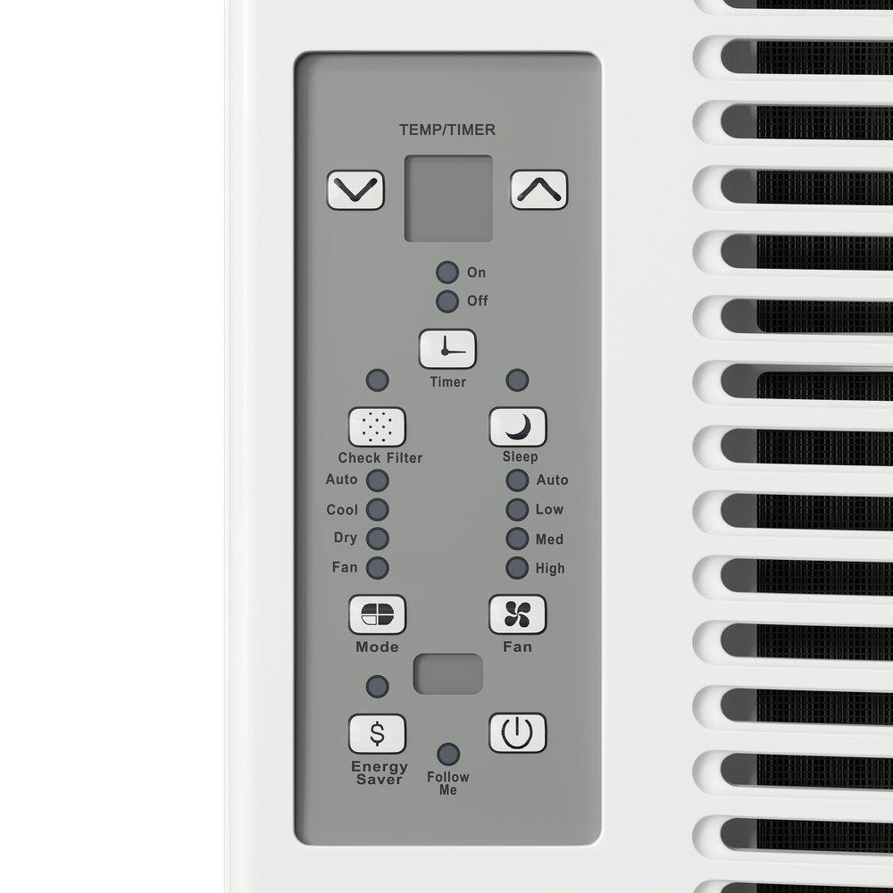 Durastar White BTU Window Room Air Conditioner - Cool Only 