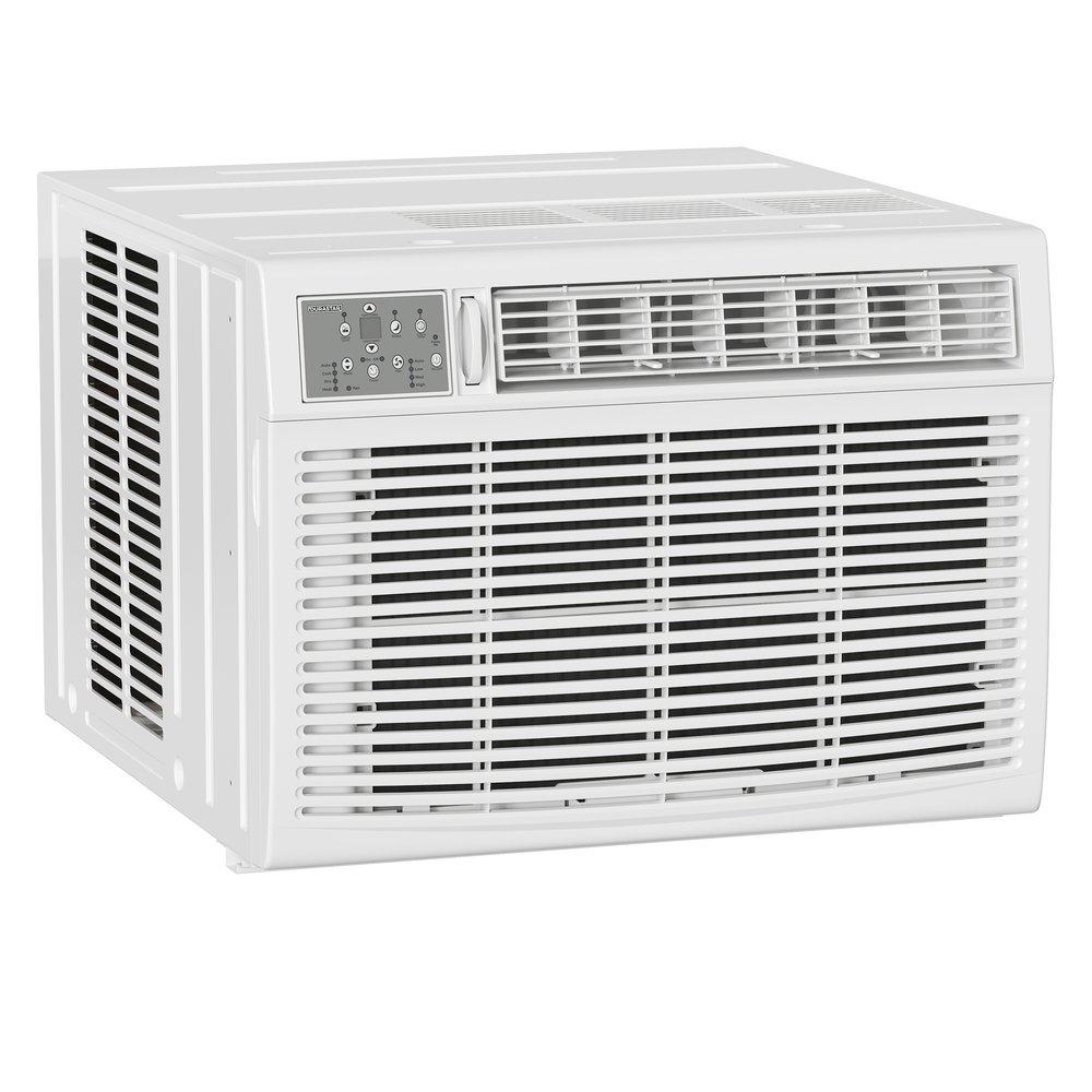 18k BTU Wall Room Air Conditioner with Electric Heat 