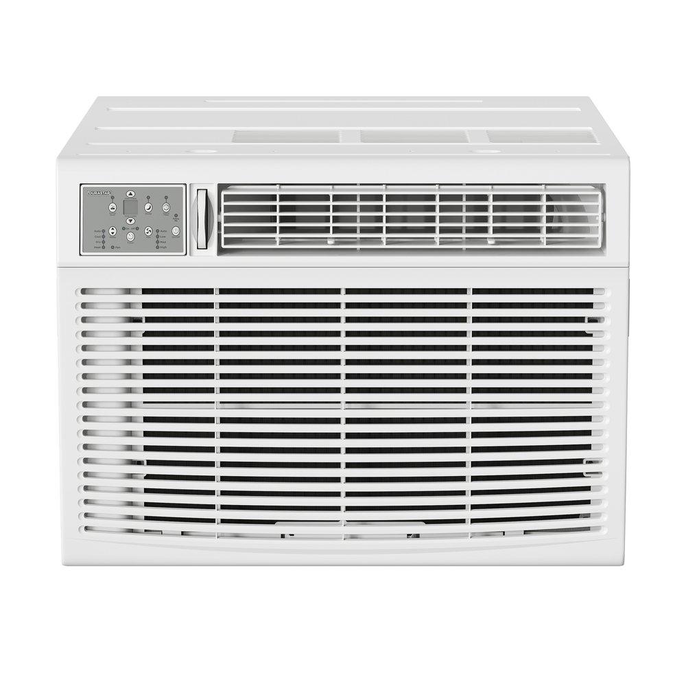 18k BTU Wall Room Air Conditioner with Electric Heat 