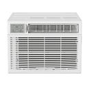 Durastar White BTU Window Room Air Conditioner with Electric Heat 