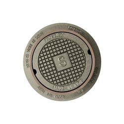 7 x 7 in. Heavy-Duty Traffic Rated Assembled Cast Iron Handhole Body With Lid