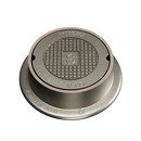 7-7/8 x 3-3/4 in. Heavy-Duty Traffic Rated Assembled Cast Iron Clean Out Body With Lid 
