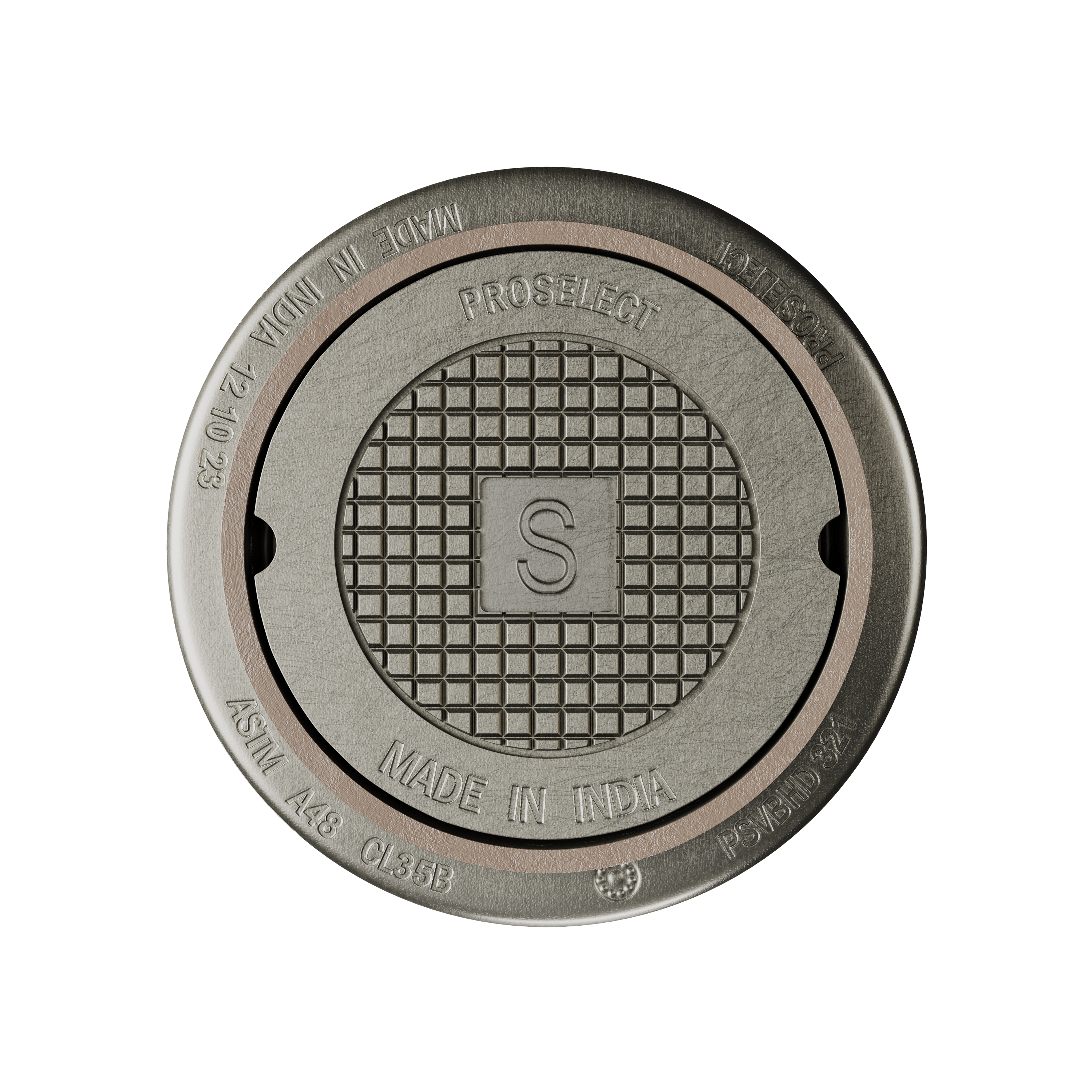 7-7/8 x 3-3/4 in. Heavy-Duty Traffic Rated Assembled Cast Iron Clean Out Body With Lid 