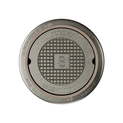 7-7/8 x 3-3/4 in. Heavy-Duty Traffic Rated Assembled Cast Iron Clean Out Body With Lid