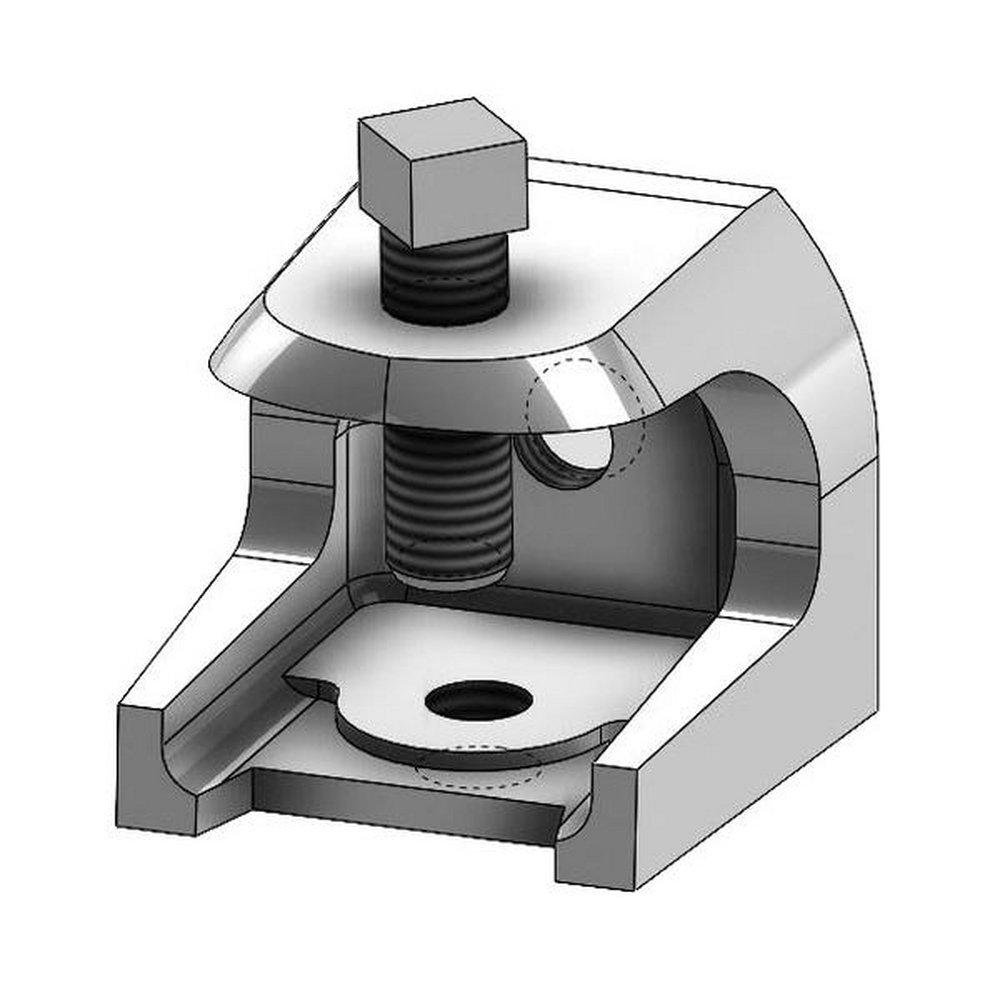 1/2 GALV ELEC BEAM CLMP 