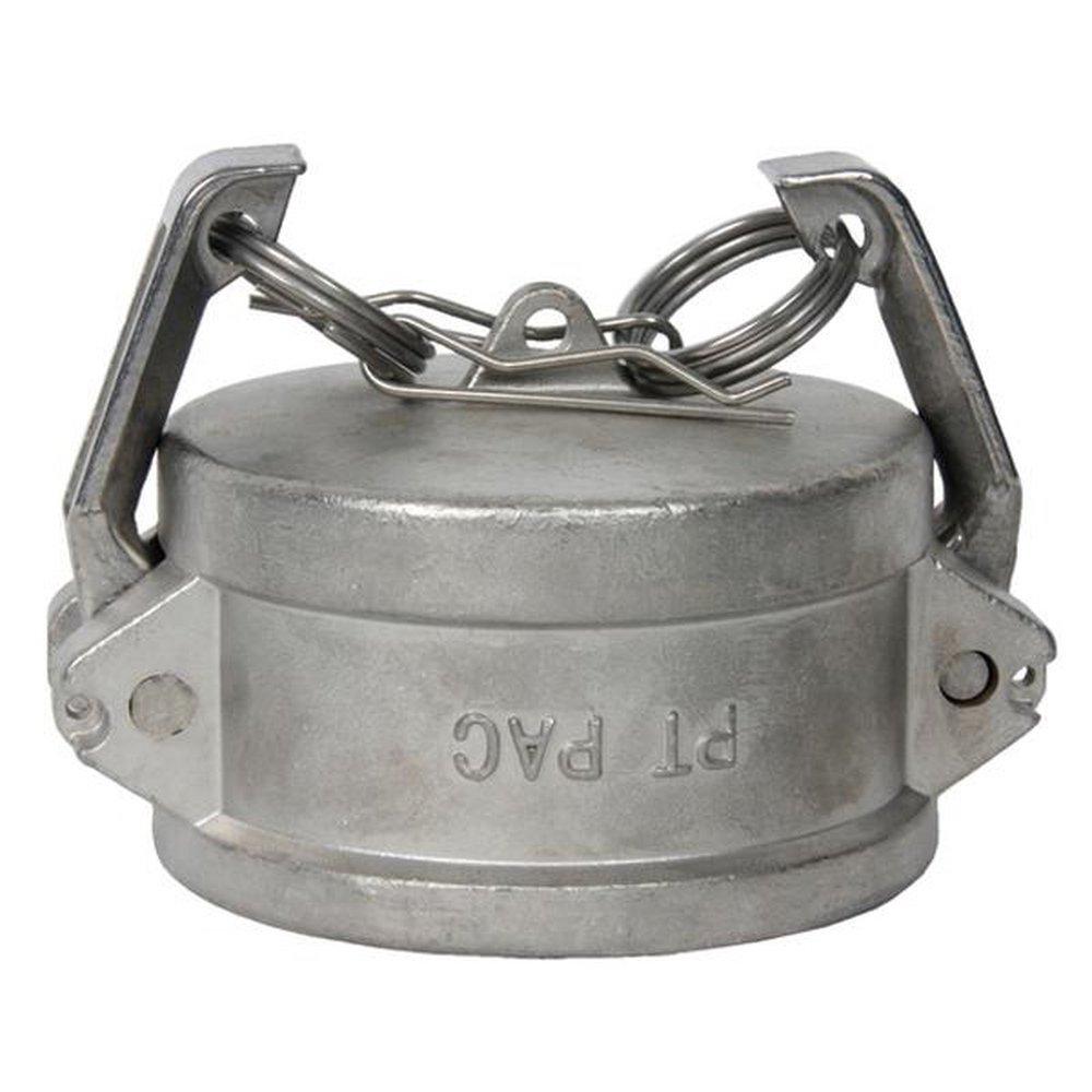 2 SS CAM & GRV DUST CAP 