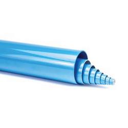 3/4 x 19 in.  20mm Aircom Blue Alum Pipe