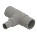 MOLDED REDUCING TEE 12 X 4 