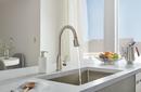 Single Handle Pull Down Kitchen Faucet in Stainless 