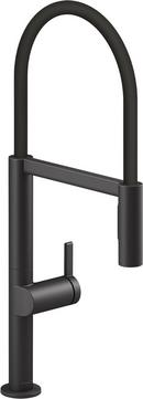 Single Handle Kitchen Faucet in Matte Black 