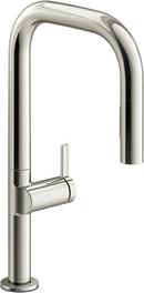 Single Handle Pull Down Kitchen Faucet in Vibrant&reg; Polished Nickel 