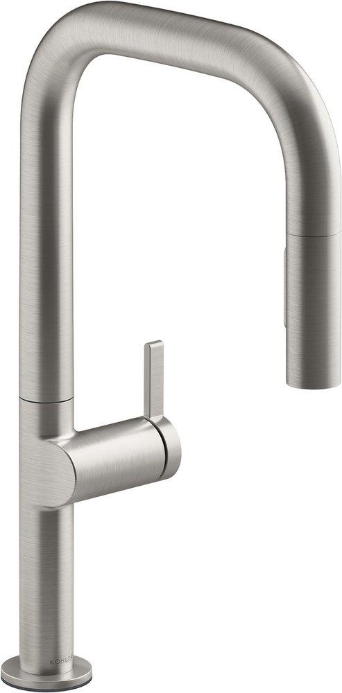 Single Handle Pull Down Kitchen Faucet in Vibrant&reg; Stainless 