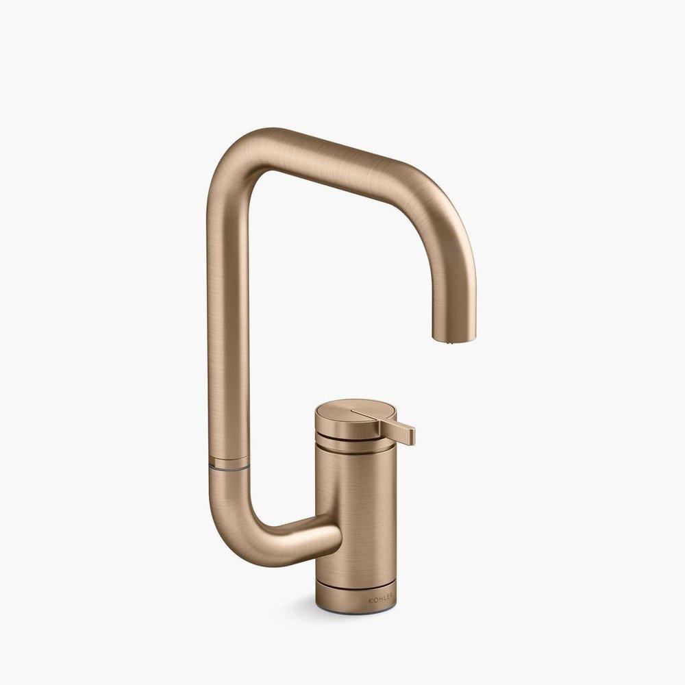 KOHLER Vibrant&reg; Brushed Bronze Single Handle Bar Faucet 