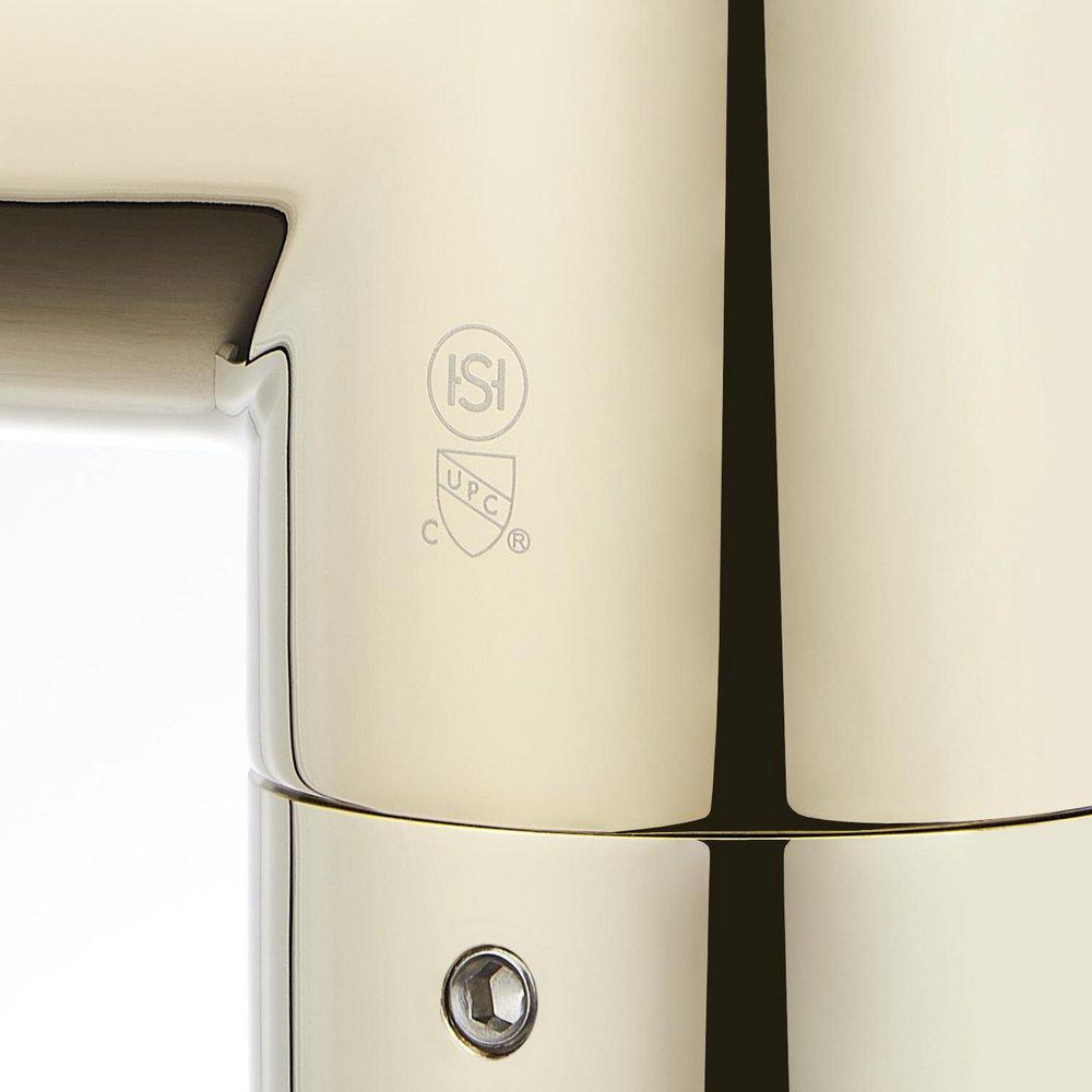 Signature Hardware Polished Brass Single Handle Lever Floor Mount Filler 