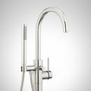 Signature Hardware Polished Nickel Single Handle Lever Floor Mount Filler 