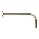 12 in. Shower Arm for Rain Shower with Escutcheon in Polished Brass