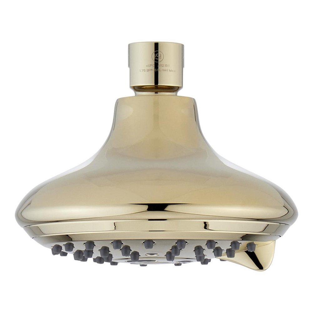 Signature Hardware Polished Brass Multi Function Showerhead 