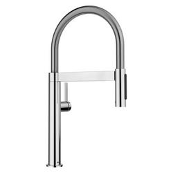Single Handle Pull Down Kitchen Faucet in Chrome