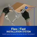 Panasonic White 30-110 CFM Ceiling Mount Architectural Deisgn Bathroom Ventilation Fan with Multi-Speed Motor in White - 0.3-0.8 Sones - Energy Star Rated 