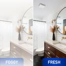 Panasonic White 30-110 CFM Ceiling Mount Architectural Deisgn Bathroom Ventilation Fan with Multi-Speed Motor in White - 0.3-0.8 Sones - Energy Star Rated 