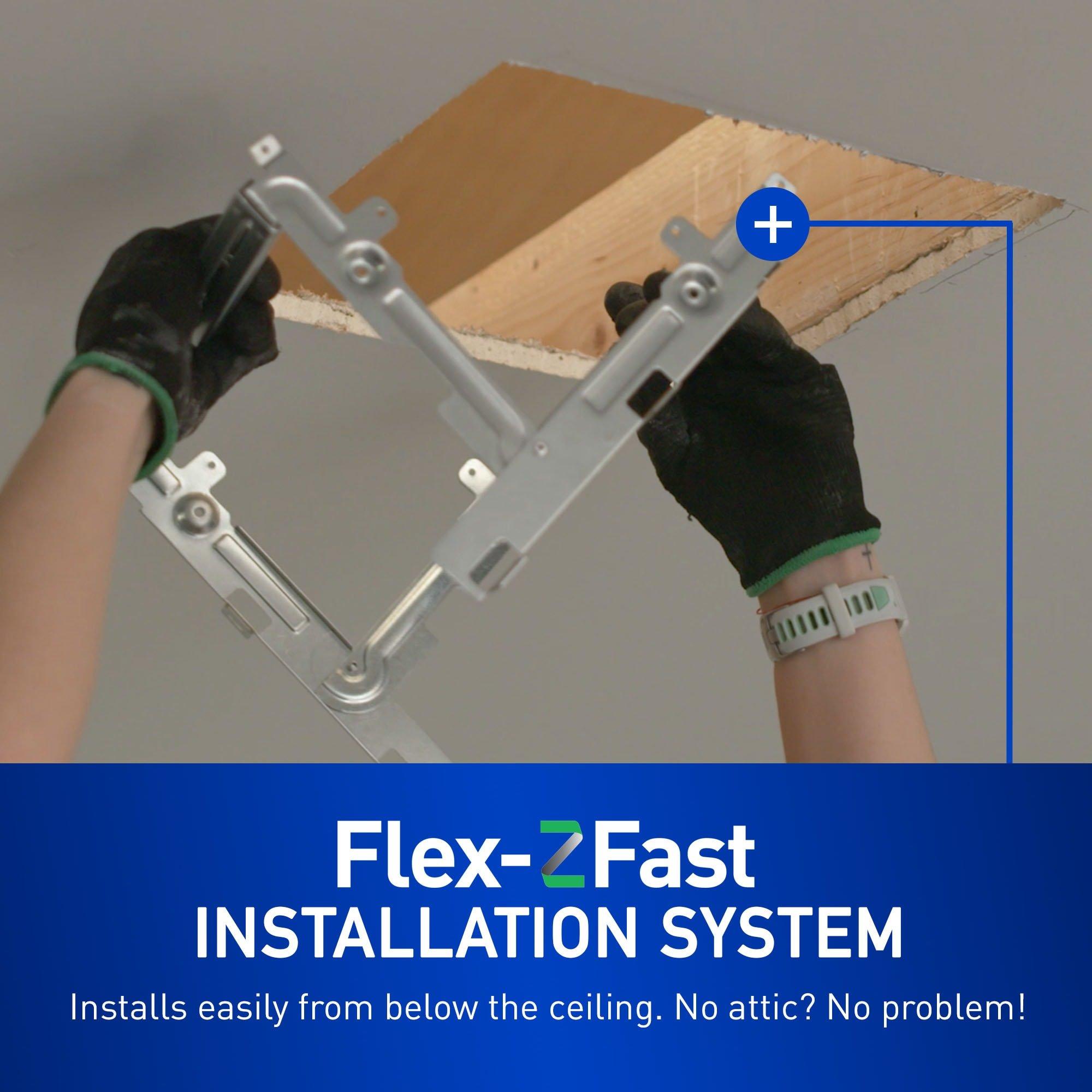 Panasonic White 30-110 CFM Ceiling Mount Architectural Deisgn Bathroom Ventilation Fan with Multi-Speed Motor in White - 0.3-0.8 Sones - Energy Star Rated 