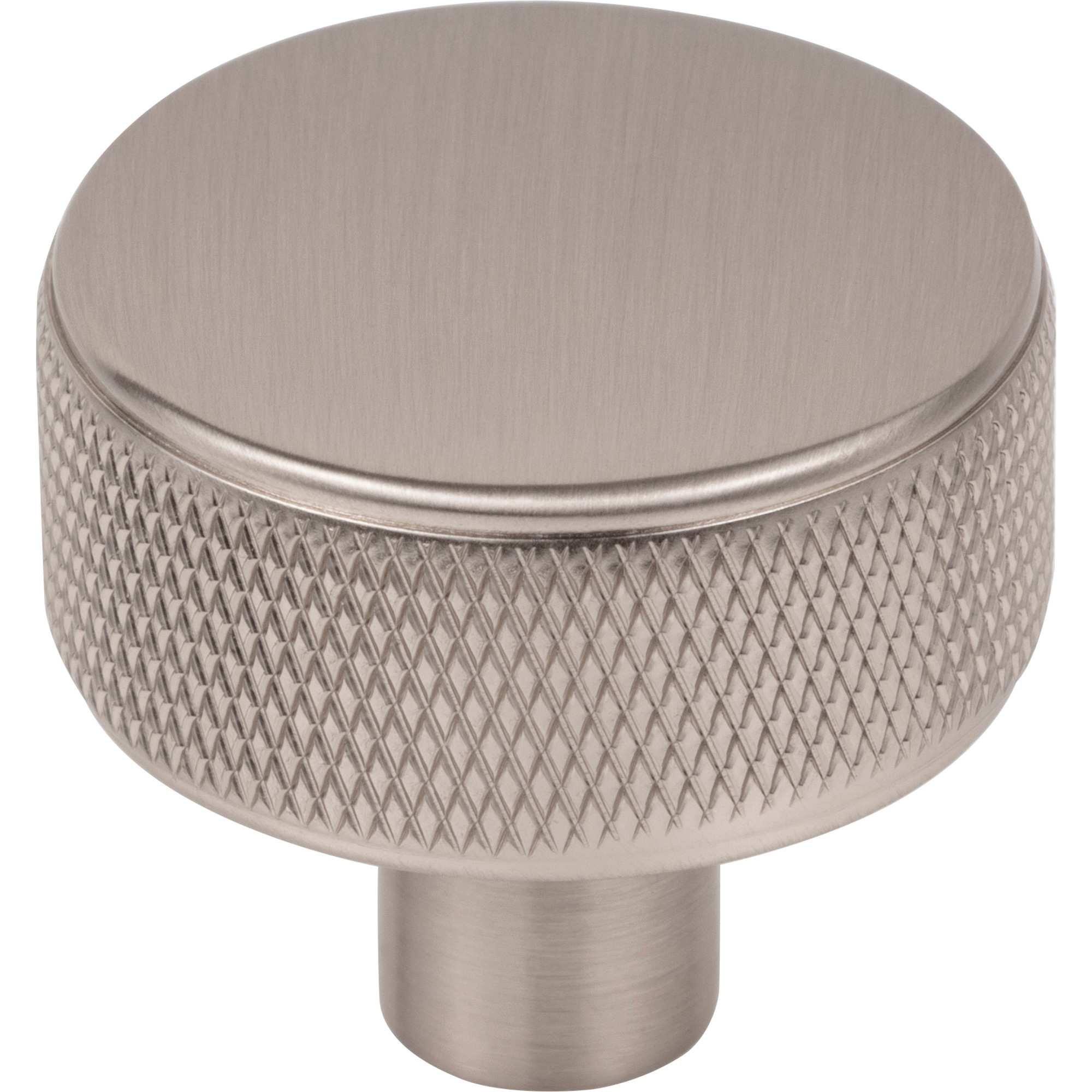 1-1/4 in. Round Knob in Brushed Satin Nickel 